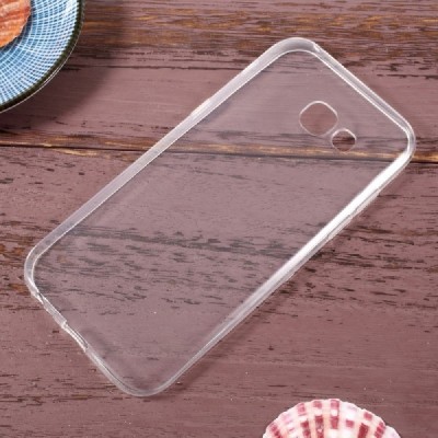 Samsung Galaxy A5 2017 (A520) skaidrus (permatomas) kieto silikono TPU ploniausias pasaulyje bespalvis dėklas / Priedai.lt