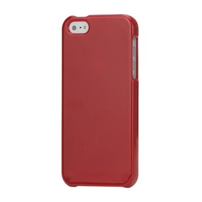 Raudonas Snap-on plastikinis Apple iPhone SE (5, 5s) dėklas (dėkliukas, nugarėlė) / Priedai.lt