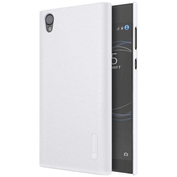 „Nillkin“ Frosted Shield kaaned - valge + ekraani kaitse (Xperia L1)