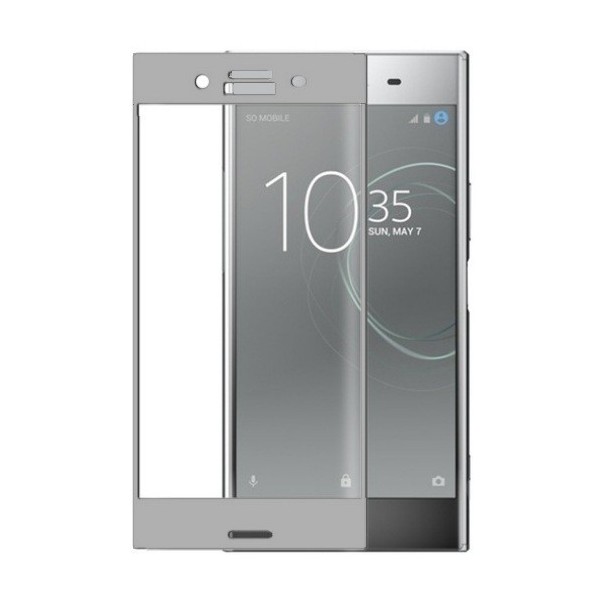 „3D Rewan“ Tempered Glass kaitsev ekraaniklaas 0.26 mm - hõbedane (Xperia XZ Premium)