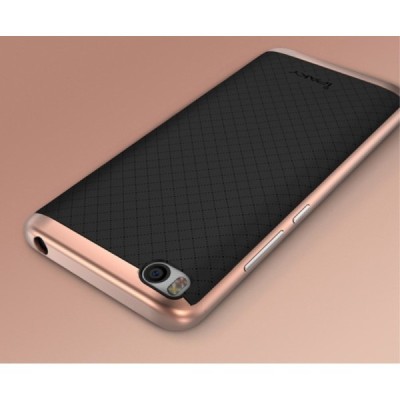 Xiaomi Mi 5S „IPAKY“ kieto silikono TPU juodas (rožinės spalvos apvadais) dėklas - nugarėlė / Priedai.lt