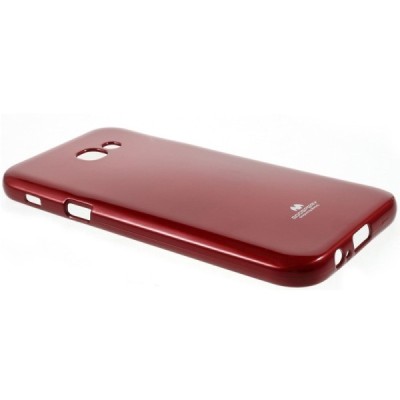 Samsung Galaxy A7 2017 (A720) Mercury raudonas kieto silikono (TPU) dėklas / Priedai.lt