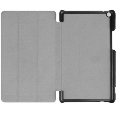 Huawei MediaPad T3 8.0 atverčiamas aukso spalvos odinis dėklas - knygutė / Priedai.lt