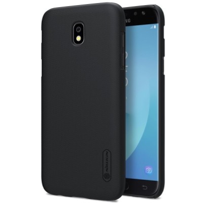 Samsung Galaxy J5 2017 (J530) Nillkin Frosted Shield juodas plastikinis dėklas + apsauginė ekrano plėvelė / Priedai.lt