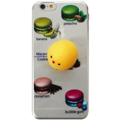 Apple iPhone 6 (6s) „Squezy“ Yolk kieto silikono TPU skaidrus dėklas - nugarėlė / Priedai.lt