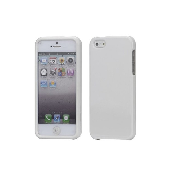 „Snap-on“ plastikust kaaned - valge (iPhone 5 / 5S / SE 2016)