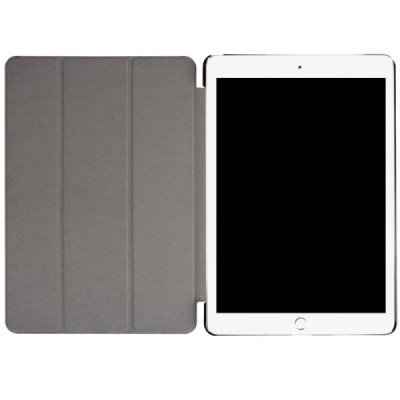 Apple iPad Pro 10.5" (Air 2019) atverčiamas juodas odinis dėklas - knygutė / Priedai.lt
