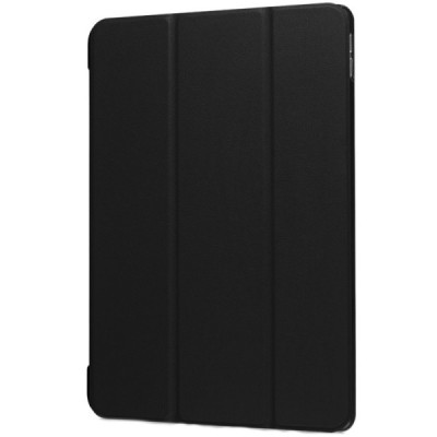 Apple iPad Pro 10.5" (Air 2019) atverčiamas juodas odinis dėklas - knygutė / Priedai.lt