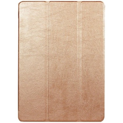 Apple iPad Pro 10.5" (Air 2019) atverčiamas auksinis odinis dėklas - knygutė / Priedai.lt
