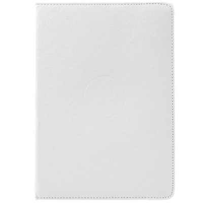 Apple iPad Pro 10.5" (Air 2019) atverčiamas, sukamas 360 laipsnių, baltas odinis dėklas - stovas / Priedai.lt