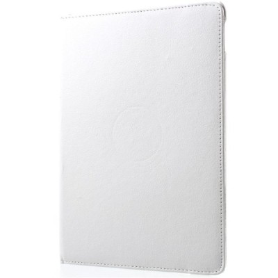 Apple iPad Pro 10.5" (Air 2019) atverčiamas, sukamas 360 laipsnių, baltas odinis dėklas - stovas / Priedai.lt