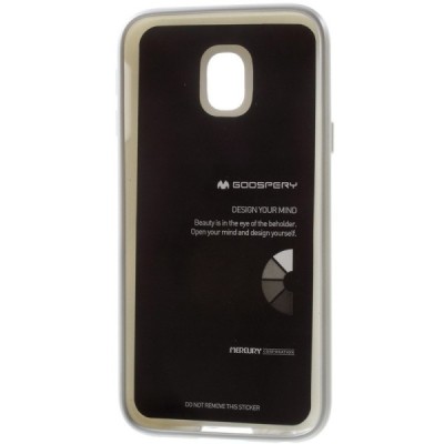 Samsung Galaxy J3 2017 (J330) sidabrinis Mercury kieto silikono (TPU) dėklas / Priedai.lt