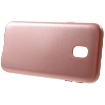 Samsung Galaxy J3 2017 (J330) šviesiai rožinis Mercury kieto silikono (TPU) dėklas / Priedai.lt