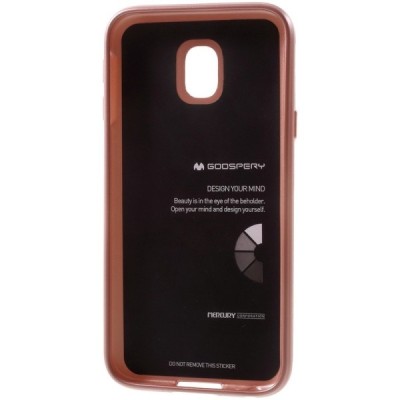 Samsung Galaxy J3 2017 (J330) šviesiai rožinis Mercury kieto silikono (TPU) dėklas / Priedai.lt