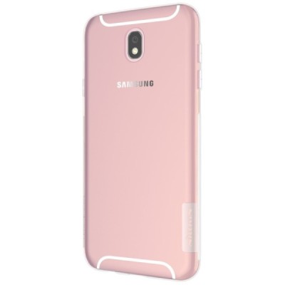 Samsung Galaxy J7 2017 (J730) Nillkin Nature plonas skaidrus (permatomas) silikoninis TPU bespalvis dėklas / Priedai.lt