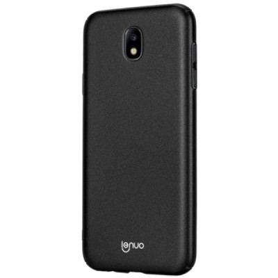 „Lenuo“ Soft Slim serijos Samsung Galaxy J3 2017 (J330) juodas plastikinis dėklas - nugarėlė / Priedai.lt