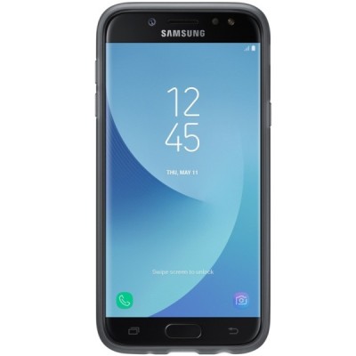 Samsung Galaxy J5 2017 (J530) kieto silikono TPU juodas dėklas - nugarėlė / Priedai.lt