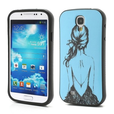 „iFace“ silikoninis mėlynas Samsung Galaxy S4 i9505 (i9500) dėklas (dėkliukas, nugarėlė) / Priedai.lt