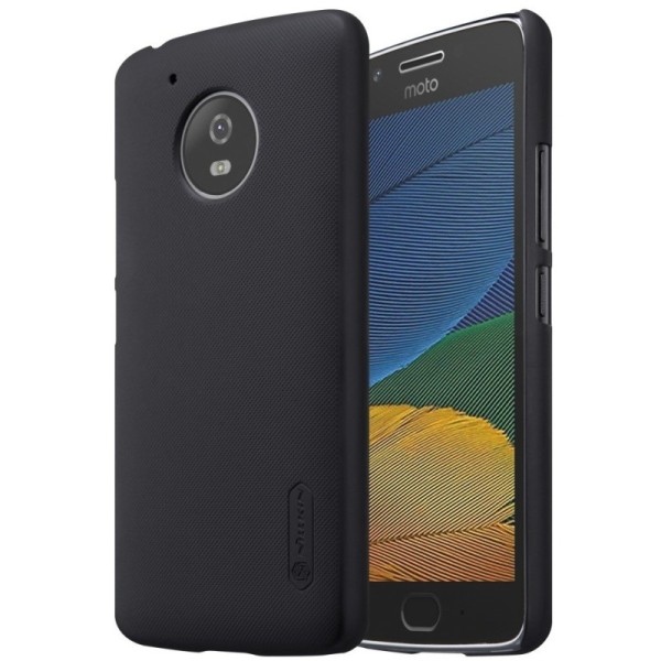 „Nillkin“ Frosted Shield kaaned - must + ekraani kaitse (Moto G 5 kartos)