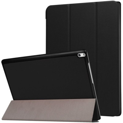Lenovo Tab410 Plus (TB-X704F) atverčiamas juodas odinis dėklas (sulankstomas) / Priedai.lt