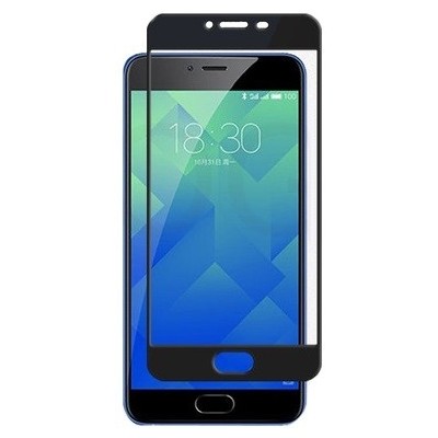 Meizu m5 note „3D Rewan“ 9H Tempered Glass sustiprintos apsaugos juodas pilnai dengiantis apsauginis ekrano stiklas 0,26 mm / Pr