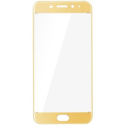 Meizu m5 note „3D Rewan“ 9H Tempered Glass sustiprintos apsaugos auksinis pilnai dengiantis apsauginis ekrano stiklas 0,26 mm / 