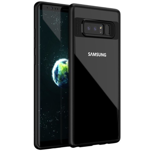 „IPAKY“ Frame kaaned - läbipaistev / must (Galaxy Note 8)