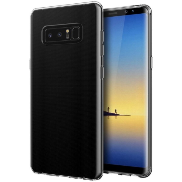 Kõva silikoon (TPU) kaaned - läbipaistev (Galaxy Note 8)