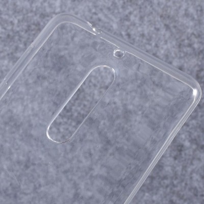 Nokia 5 skaidrus (permatomas) kieto silikono TPU ploniausias pasaulyje bespalvis dėklas / Priedai.lt