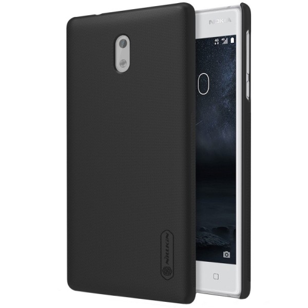 „Nillkin“ Frosted Shield kaaned - must + ekraani kaitse (Nokia 3)