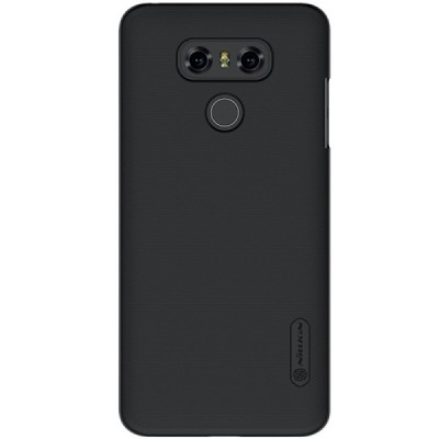 LG G6 (H870) juodas plastikinis dėklas + Nillkin ekrano plėvelė / Priedai.lt