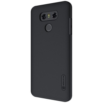LG G6 (H870) juodas plastikinis dėklas + Nillkin ekrano plėvelė / Priedai.lt