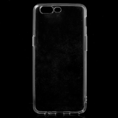 OnePlus 5 (Five) skaidrus (permatomas) silikoninis TPU ploniausias pasaulyje bespalvis dėklas / Priedai.lt
