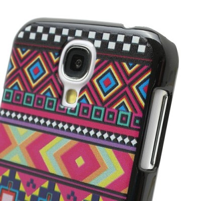 Raštuotas spalvotas Samsung Galaxy S4 plastikinis dėklas (dėkliukas, nugarėlė) / Priedai.lt
