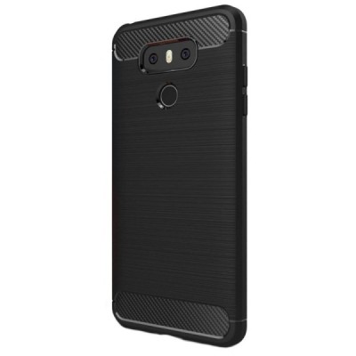 LG G6 (H870) kieto silikono TPU juodas dėklas - nugarėlė / Priedai.lt