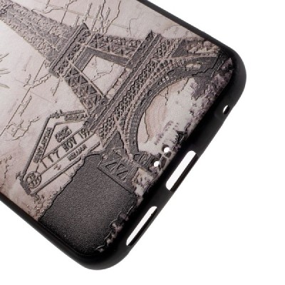 LG G6 (H870) spalvotas kieto silikono TPU dėklas (nugarėlė) - Eifelis / Priedai.lt