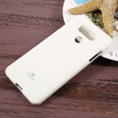 LG G6 (H870) baltas Mercury kieto silikono (TPU) dėklas / Priedai.lt