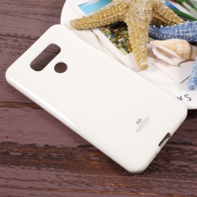 LG G6 (H870) baltas Mercury kieto silikono (TPU) dėklas / Priedai.lt