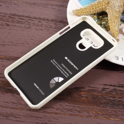 LG G6 (H870) baltas Mercury kieto silikono (TPU) dėklas / Priedai.lt