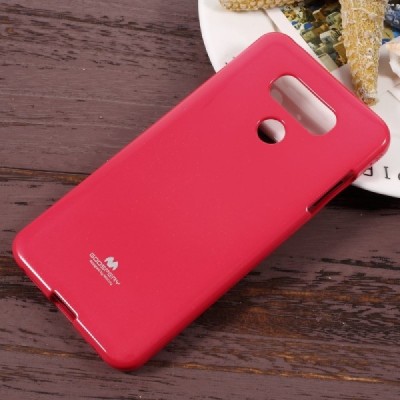 LG G6 (H870) tamsiai rožinis Mercury kieto silikono (TPU) dėklas / Priedai.lt