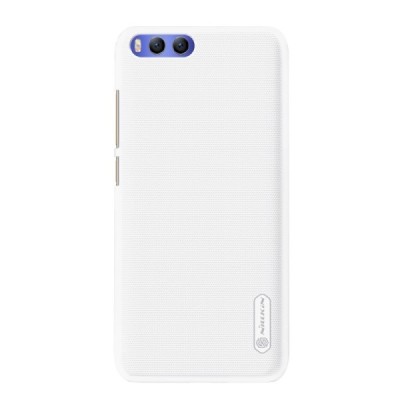 Xiaomi Mi 6 Nillkin Frosted Shield baltas plastikinis dėklas + apsauginė ekrano plėvelė / Priedai.lt