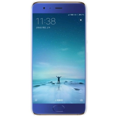 Xiaomi Mi 6 Nillkin Frosted Shield baltas plastikinis dėklas + apsauginė ekrano plėvelė / Priedai.lt