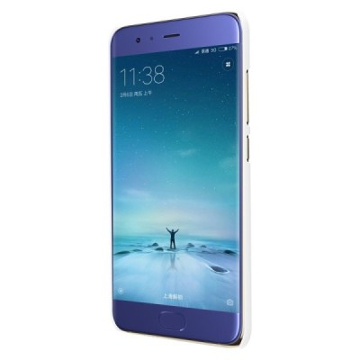 Xiaomi Mi 6 Nillkin Frosted Shield baltas plastikinis dėklas + apsauginė ekrano plėvelė / Priedai.lt