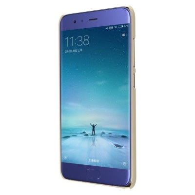 Xiaomi Mi 6 Nillkin Frosted Shield auksinis plastikinis dėklas + apsauginė ekrano plėvelė / Priedai.lt