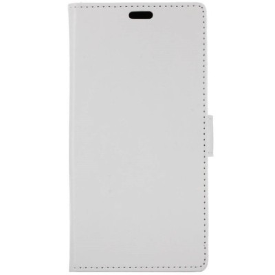 Xiaomi Redmi 4A  atverčiamas baltas odinis dėklas, knygutė - piniginė / Priedai.lt