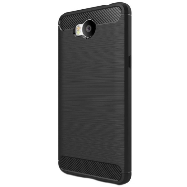 „Carbon“ Kõva silikoon (TPU) kaaned - (Y5 2017 / Y6 2017)