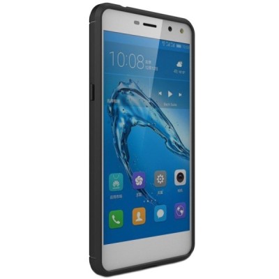 Huawei Y5 2017 (Y5 III) / Y6 2017 kieto silikono TPU juodas dėklas - nugarėlė / Priedai.lt