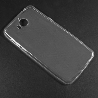 Huawei Y5 2017 (Y5 III) / Y6 2017 skaidrus (permatomas) silikoninis TPU ploniausias pasaulyje dėklas / Priedai.lt