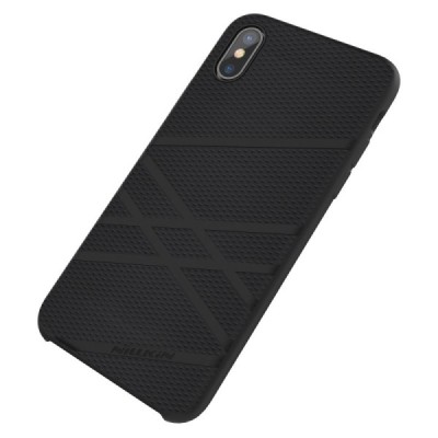 Nillkin Flex Apple iPhone X (iPhone Xs) juodas kieto silikono dėklas / Priedai.lt