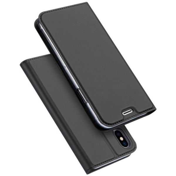 „Dux Ducis“ Skin tahke kaaned - must (iPhone X / Xs)